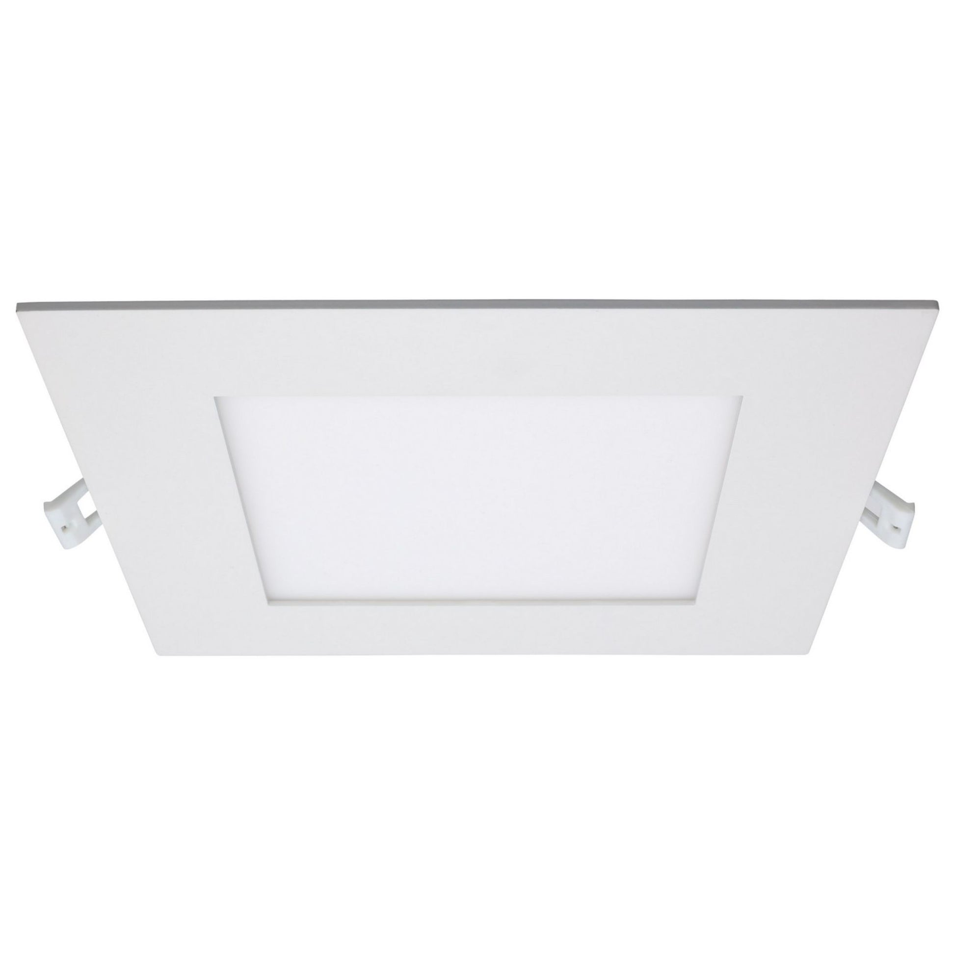Edge-Lit 8" Square Canless LED Recessed Light, 24W, 1650 Lm, 5-CCT - Bees Lighting