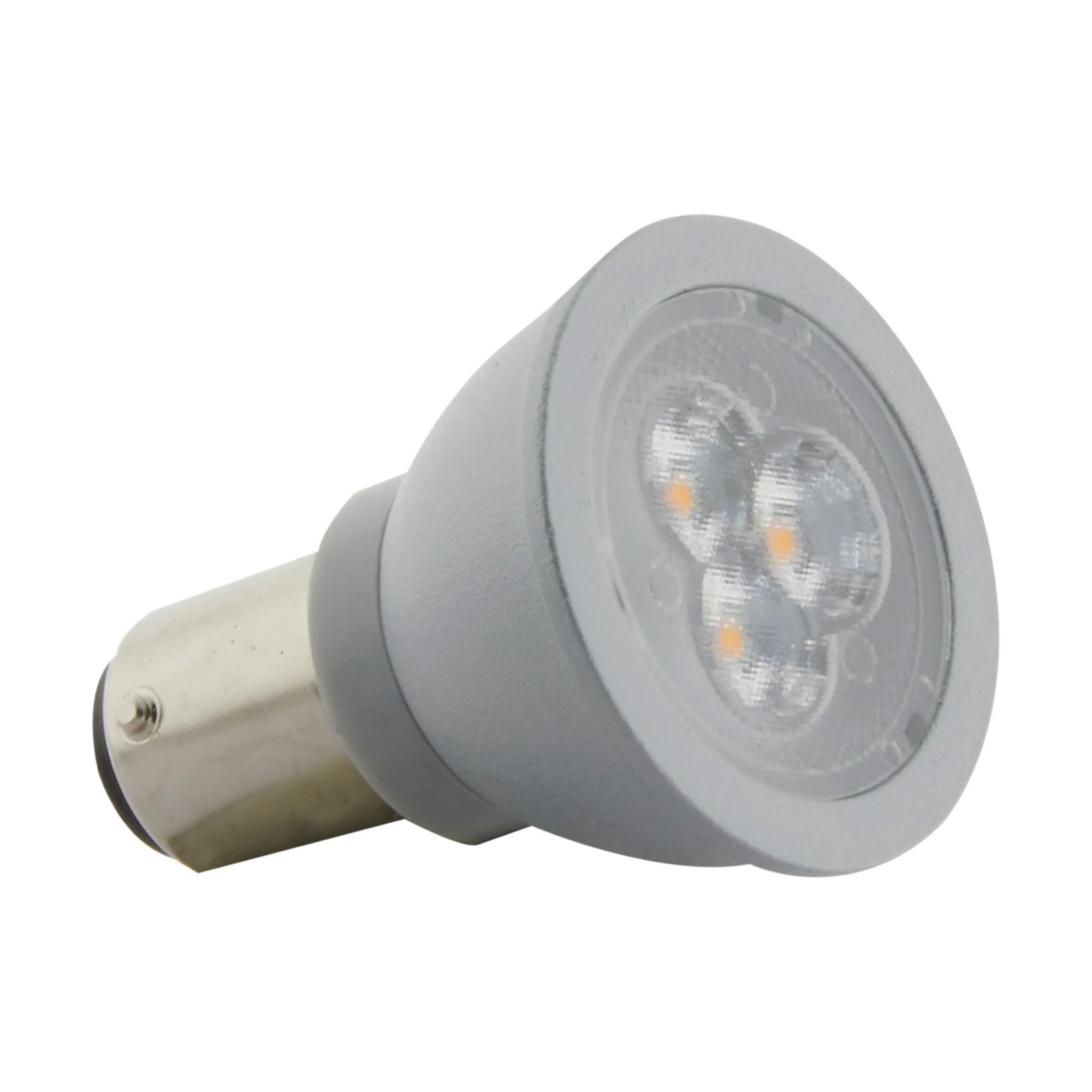 ALR12 LED Reflector Bulb, 3 Watts, 220 Lumens, 3000K, BA15d Double Bayonet Base, 31° Flood