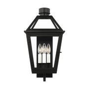 Hyannis 20" 3-Light Medium Wall Lantern, Textured Black Finish - Bees Lighting