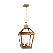 Hyannis 24" 4-Light Outdoor Pendant, Natural Copper Finish - Bees Lighting