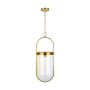 Blaine 12" Large Pendant, Burnished Brass Finish - Bees Lighting