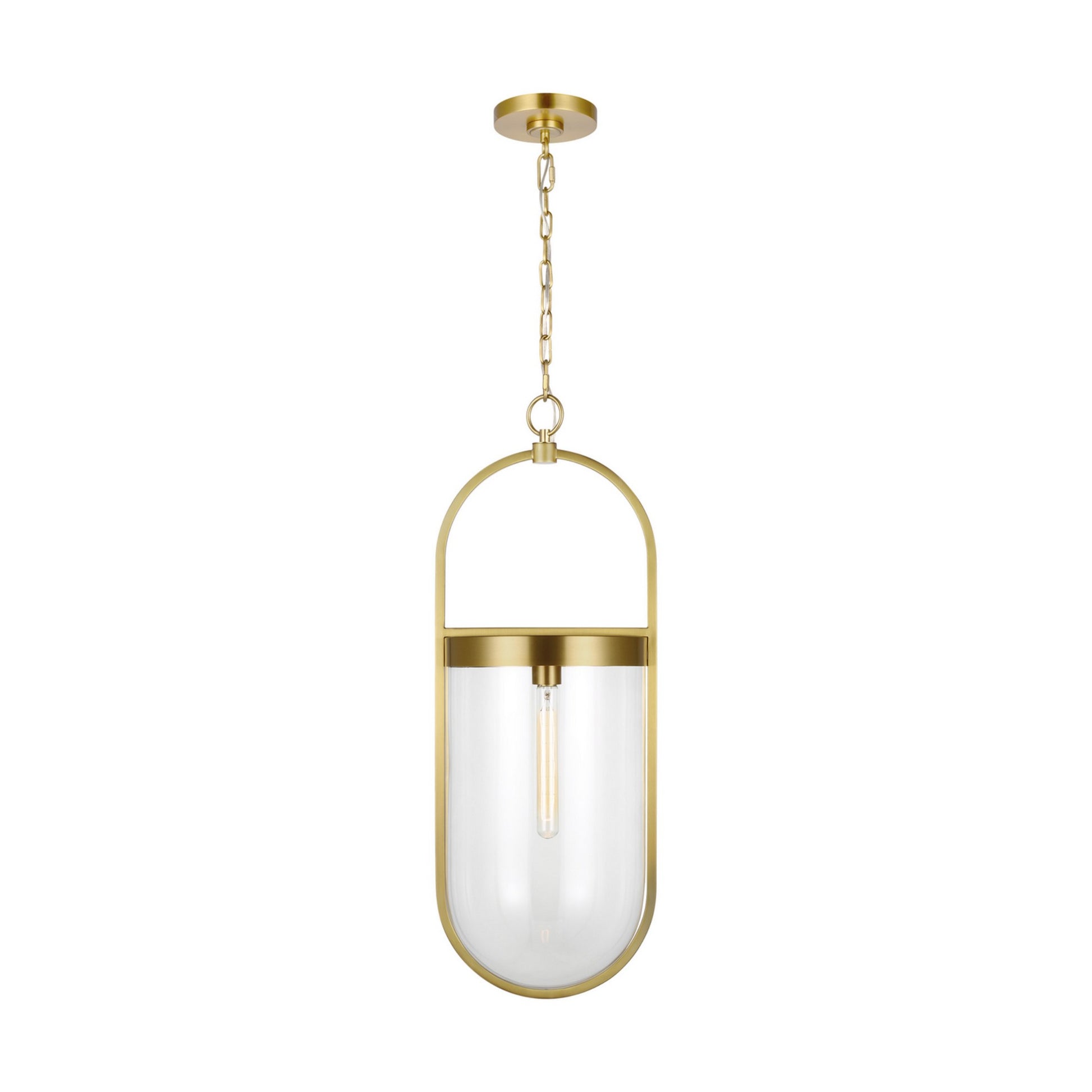 Blaine 12" Large Pendant, Burnished Brass Finish - Bees Lighting