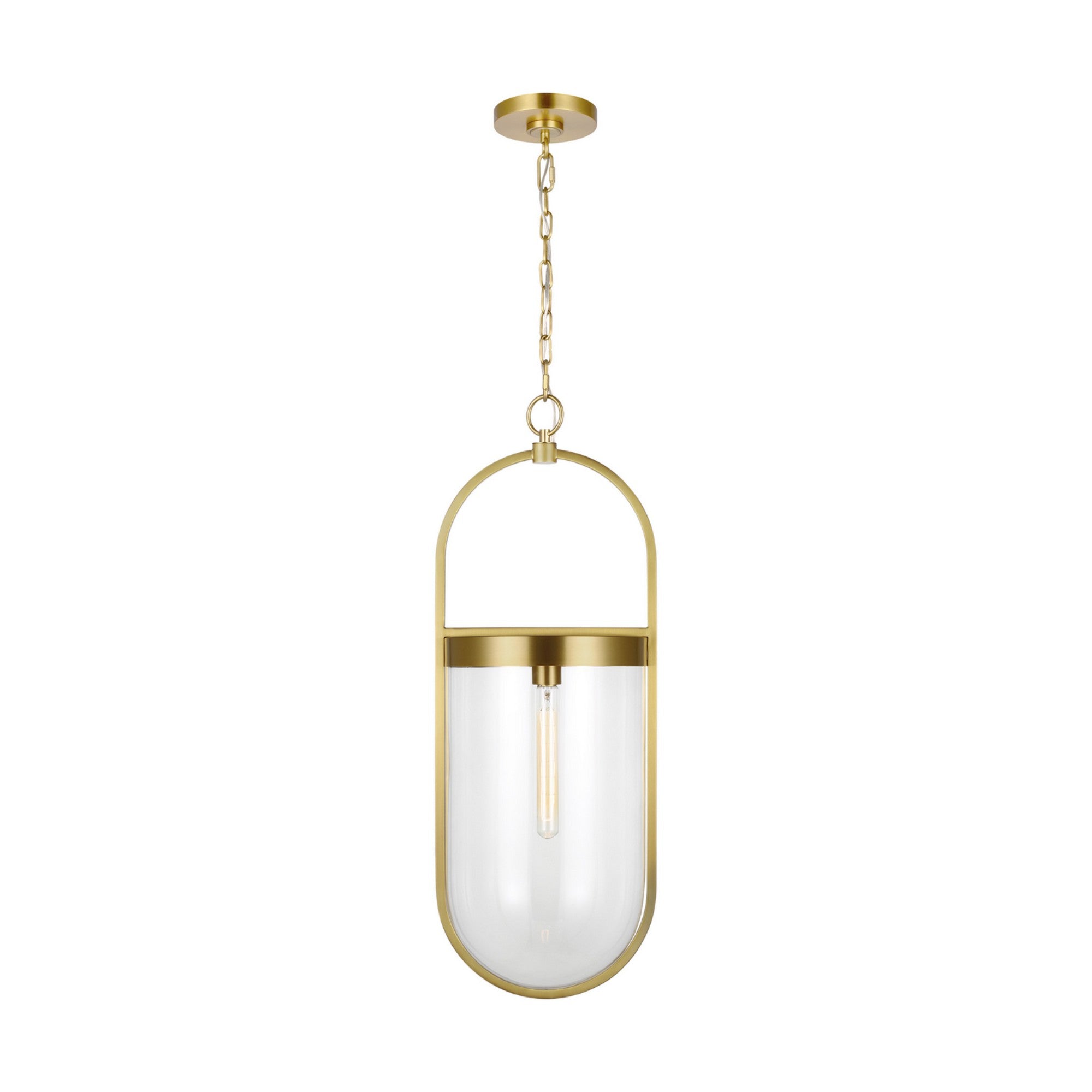 Blaine 12" Large Pendant, Burnished Brass Finish - Bees Lighting