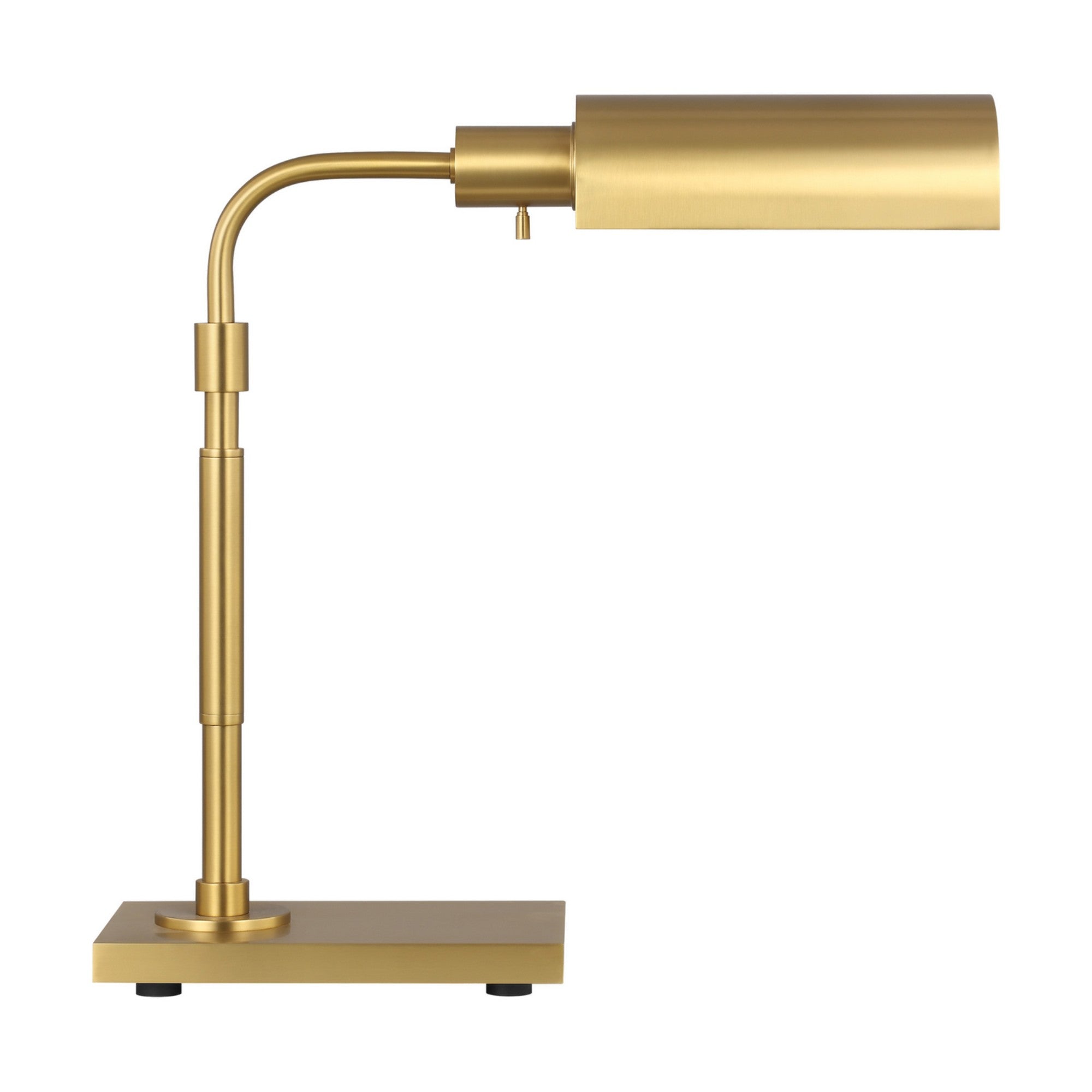 Kenyon 19" Task Table Lamp, Burnished Brass Finish - Bees Lighting