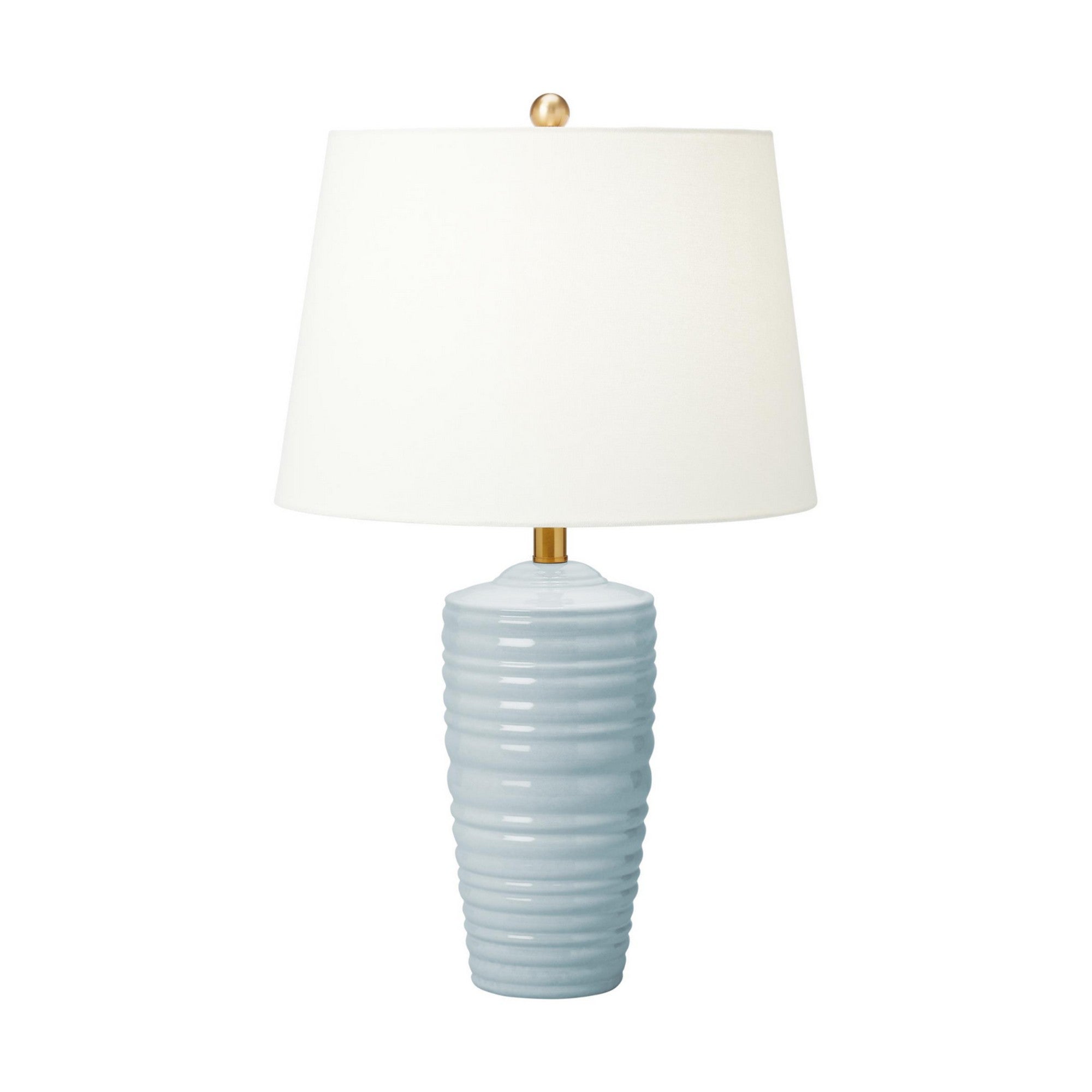 Waveland 29" LED Table Lamp, Frosted Anglia Finish - Bees Lighting