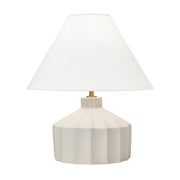 Veneto 17" Small Table Lamp, Matte Concrete Finish - Bees Lighting