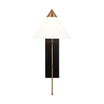 Franklin 26 in. Armed Sconce Burnished Brass and Deep Bronze finish