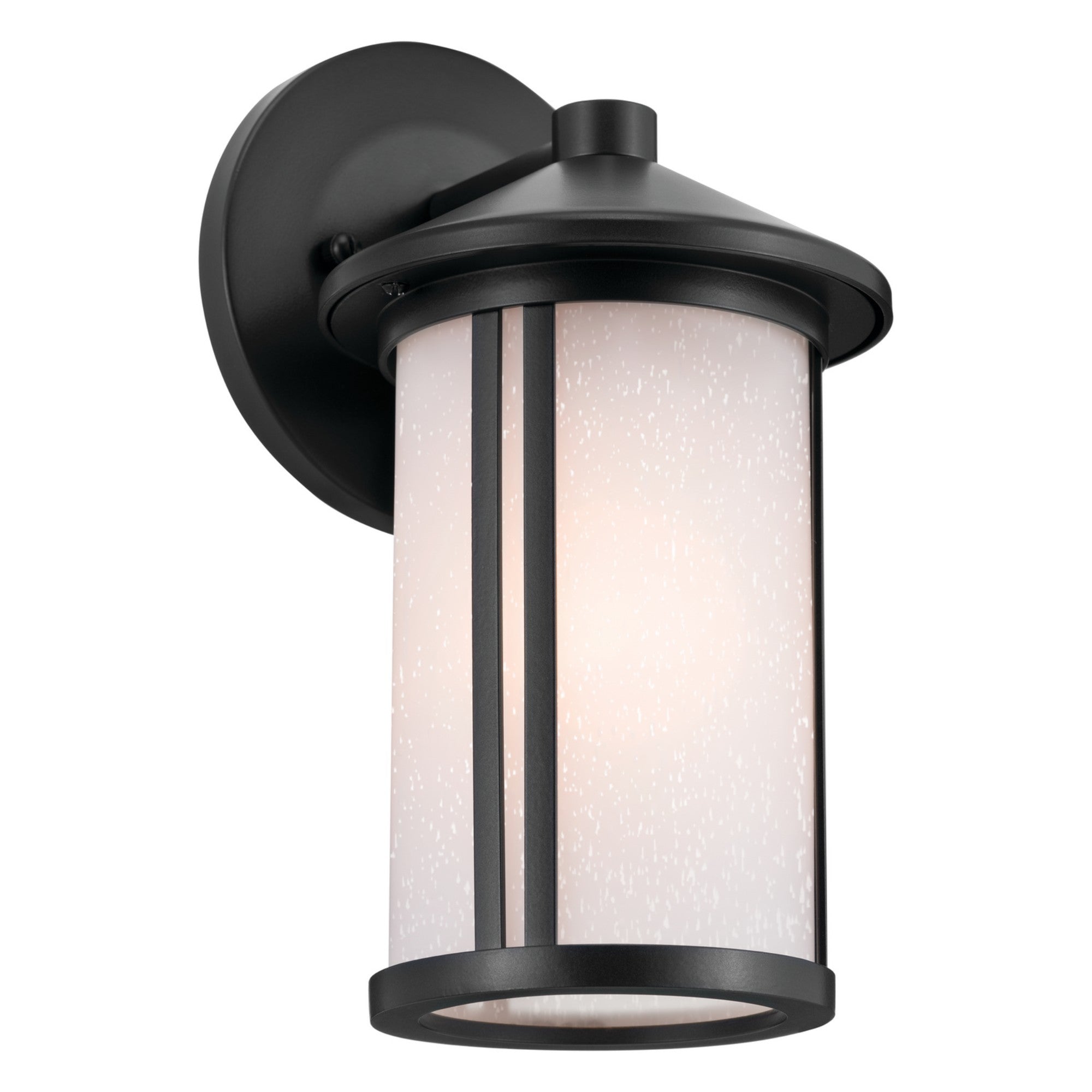 Lombard 11" Outdoor Wall Light, Black Finish - Bees Lighting