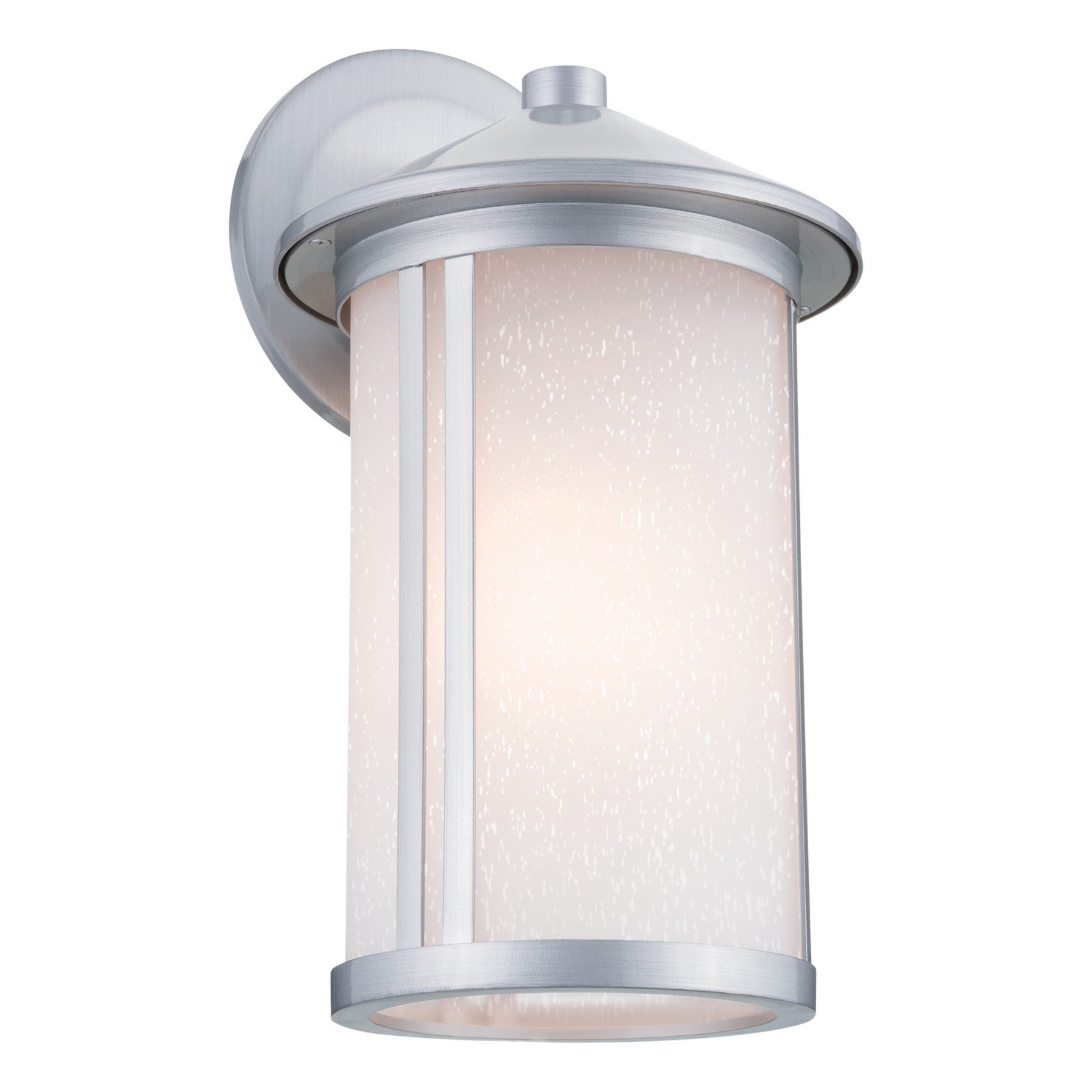Lombard 17" Outdoor Wall Light, Brushed Aluminum Finish - Bees Lighting