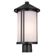 Lombard 17" Outdoor Post Light, Black Finish - Bees Lighting