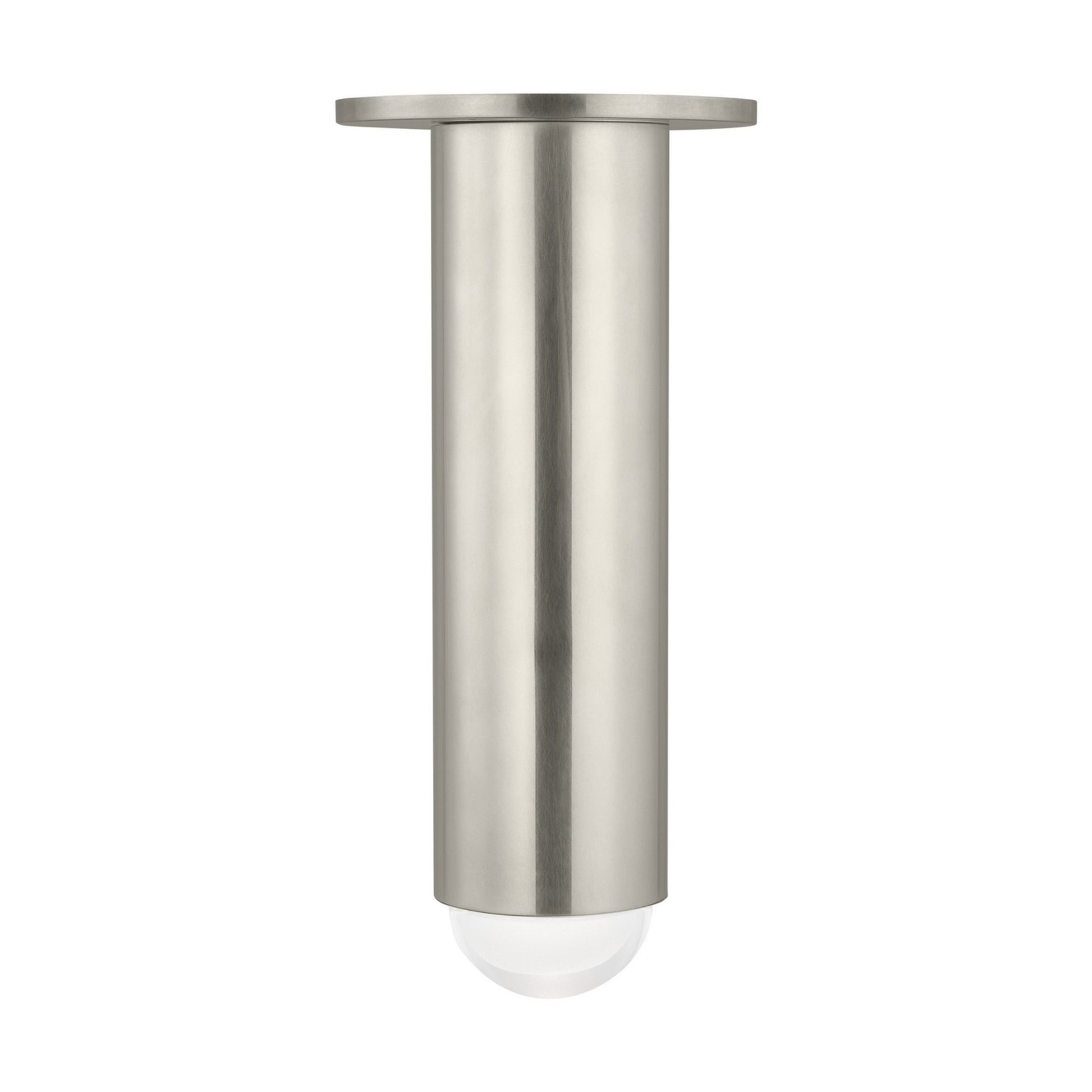 Ebell 10" LED Medium Flush Mount, 120-277V, Antique Nickel Finish - Bees Lighting
