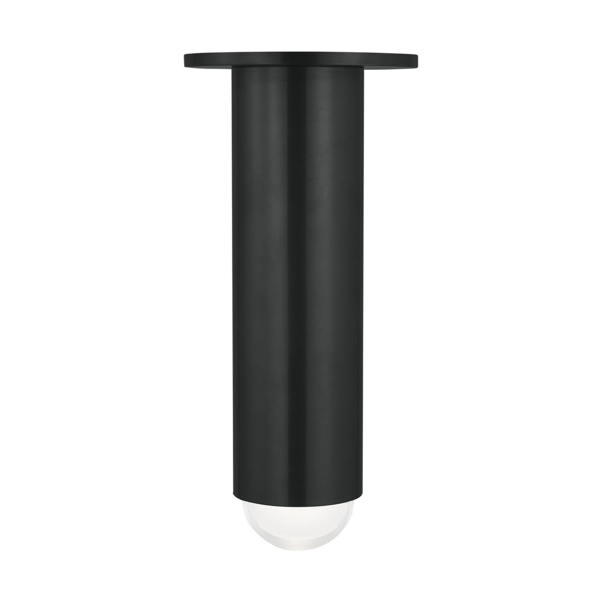 Ebell 10" LED Medium Flush Mount, 120-277V, Dark Bronze Finish - Bees Lighting