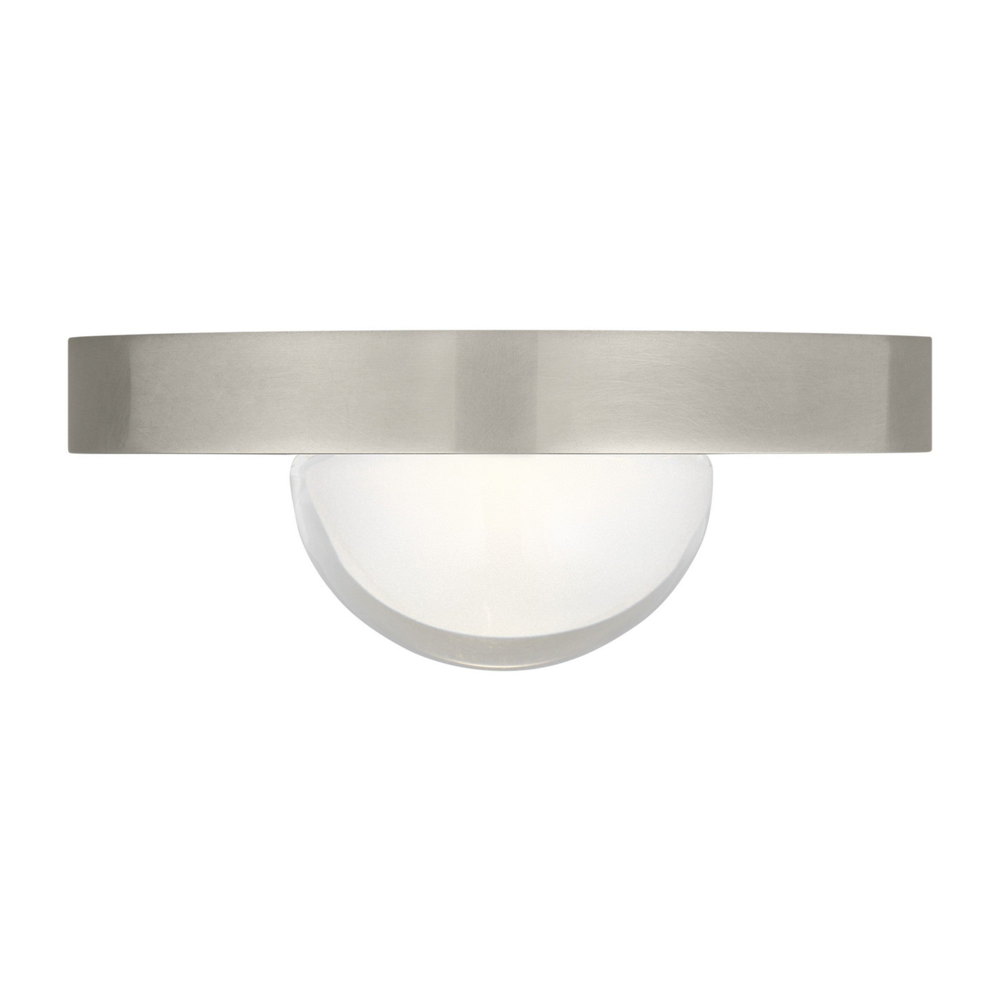 Ebell 5" LED Mini Flush Mount, 120-277V, Antique Nickel Finish - Bees Lighting