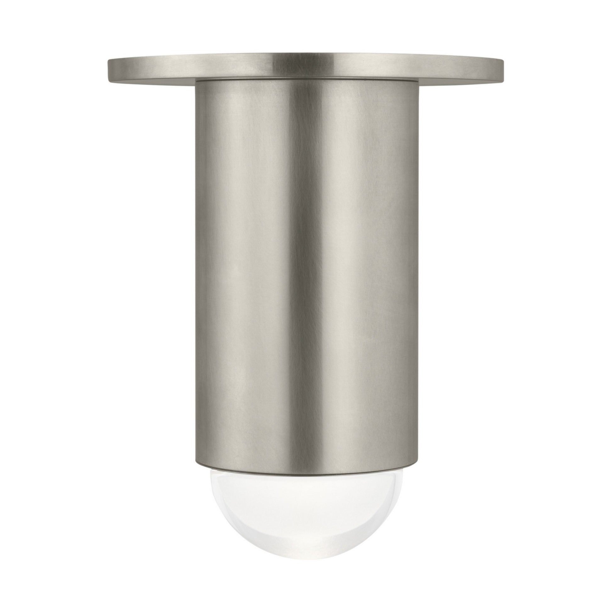 Ebell 6" LED Small Flush Mount, 120-277V, Antique Nickel Finish - Bees Lighting
