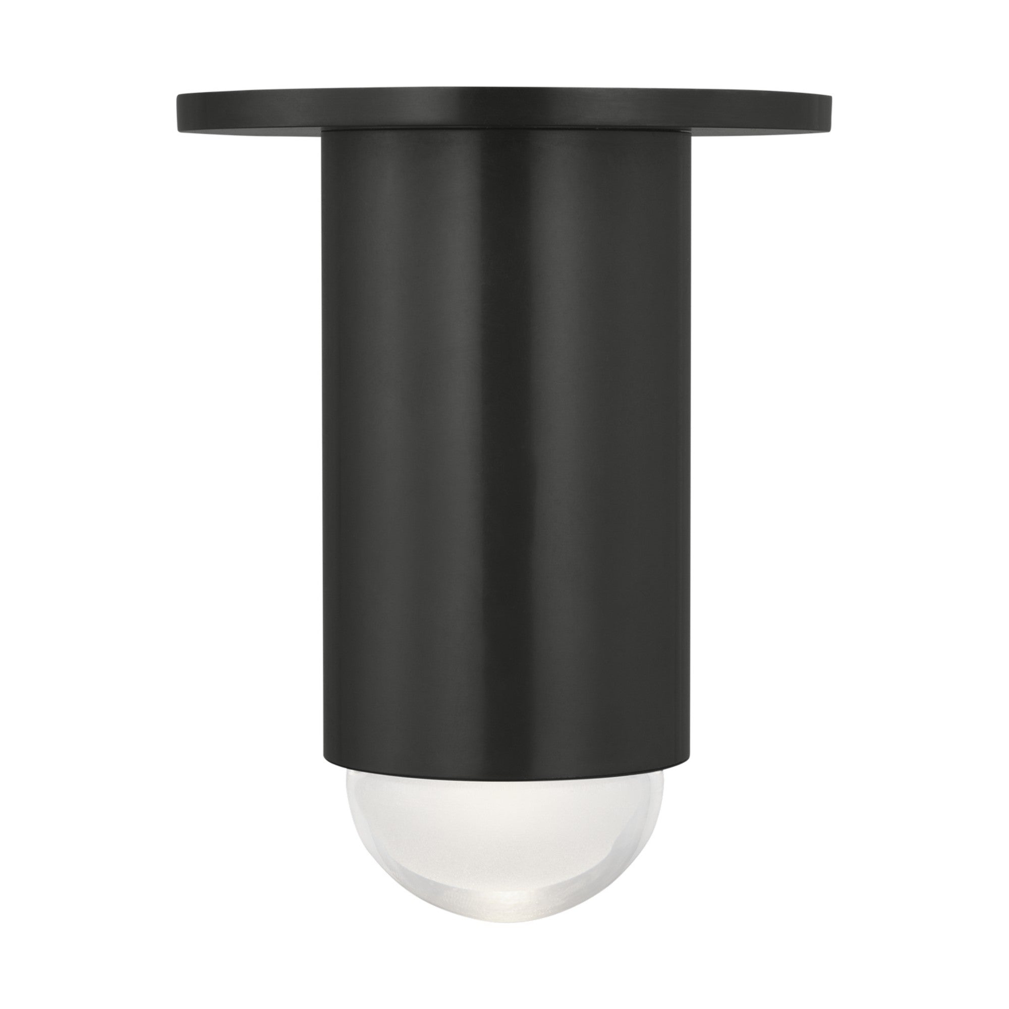 Ebell 6" LED Small Flush Mount, 120-277V, Dark Bronze Finish - Bees Lighting