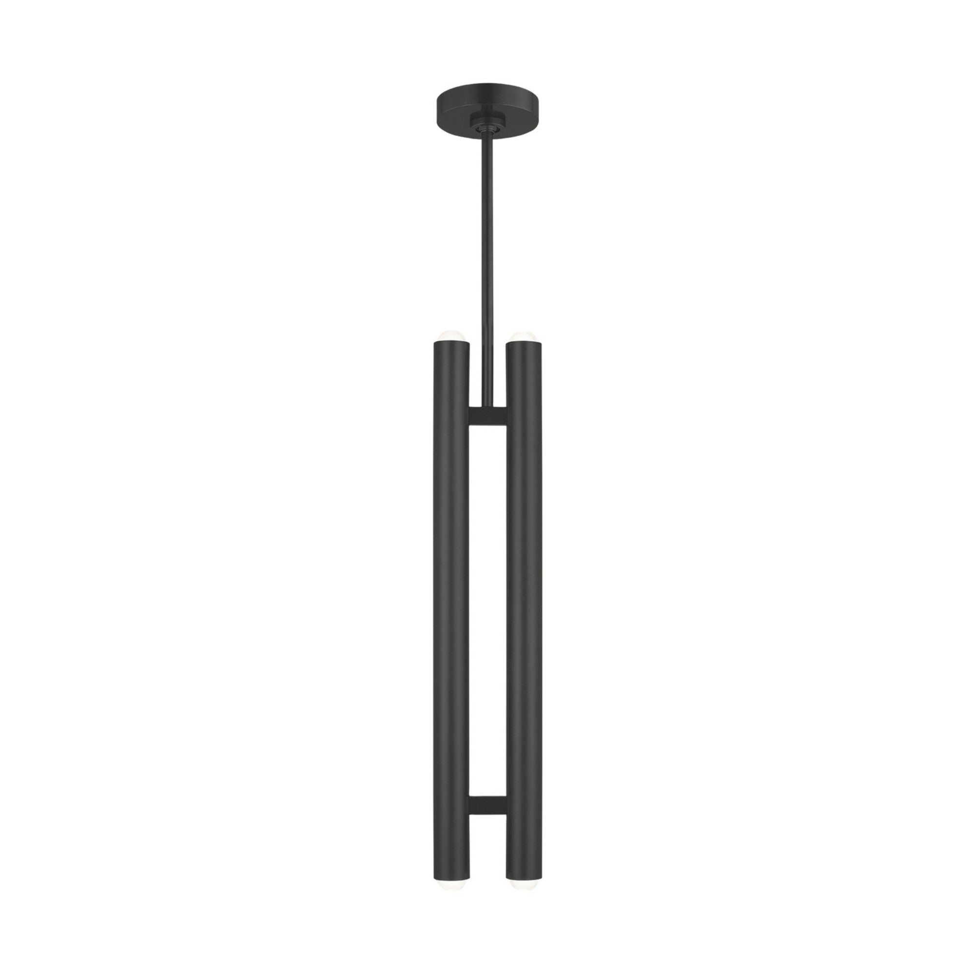 Ebell 5" LED 2-Light Pendant, 277V, Dark Bronze Finish - Bees Lighting