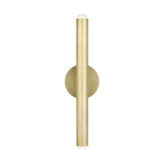 Ebell 16" Wall Sconce, 120-277V, Natural Brass Finish - Bees Lighting