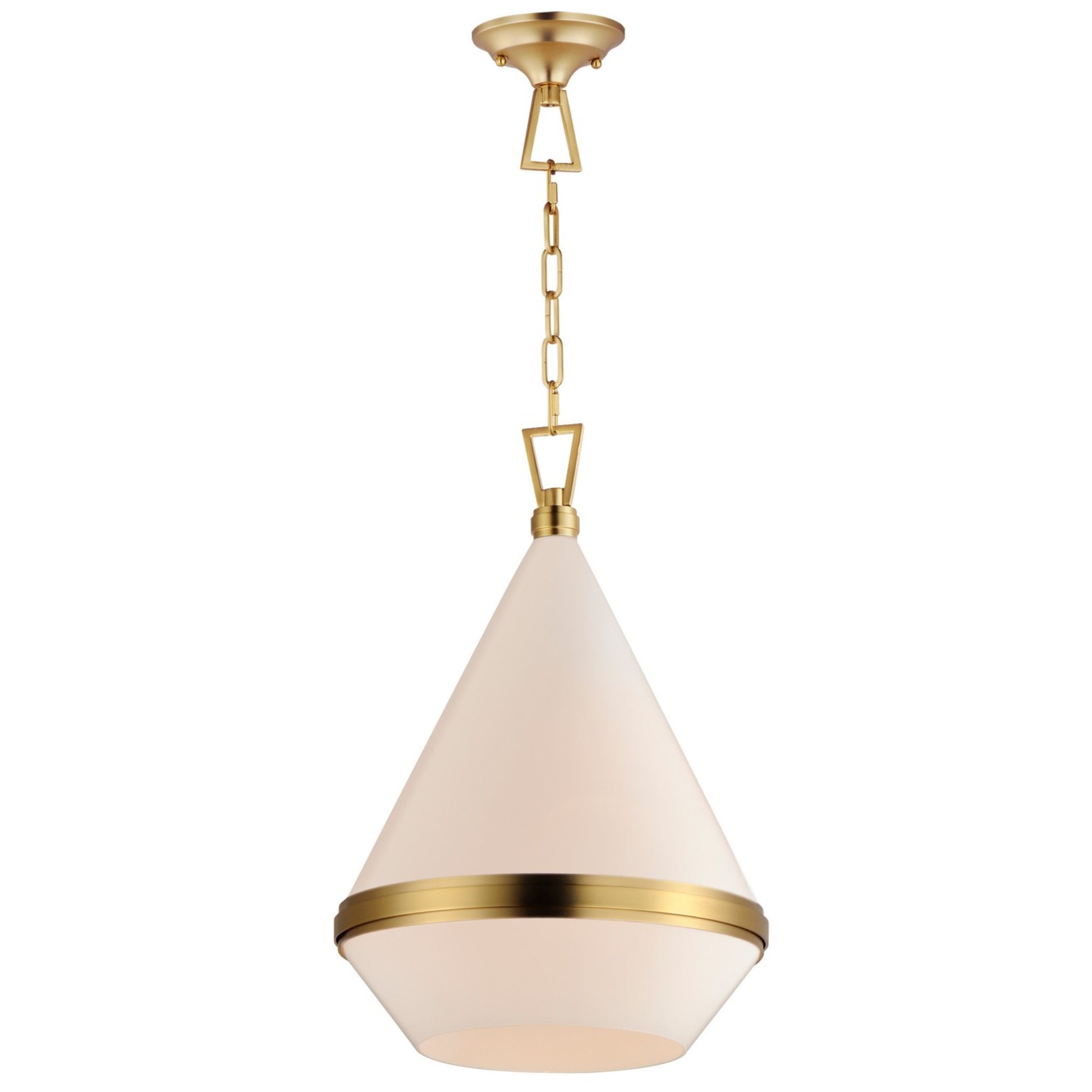 Giza 23" Pendant, Satin Brass Finish - Bees Lighting