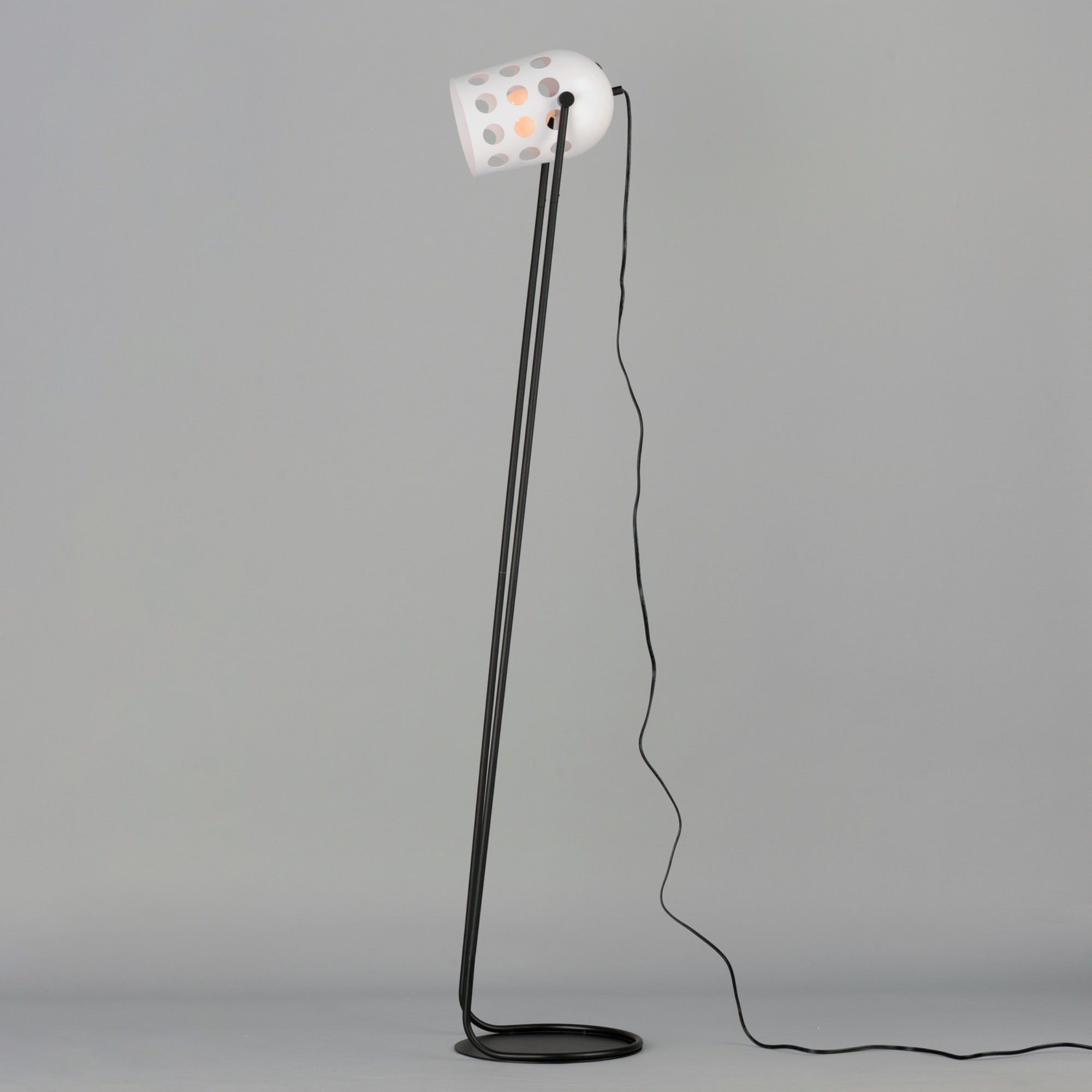 Dottie 68" 1-Light Floor Lamp, Black Finish - Bees Lighting