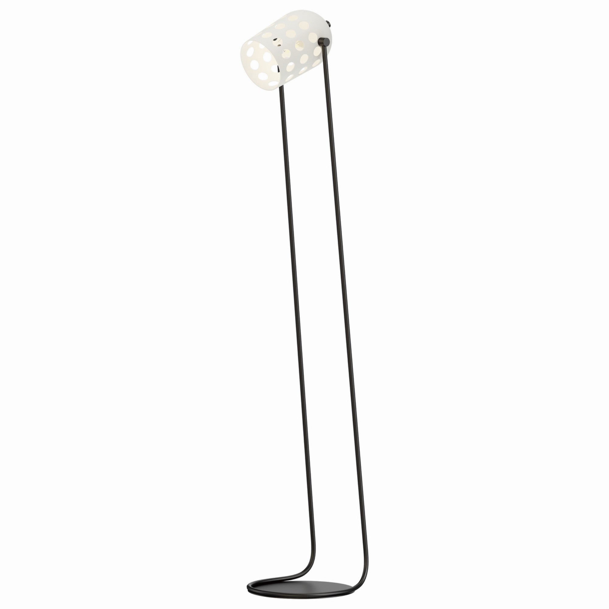 Dottie 68" 1-Light Floor Lamp, Black Finish - Bees Lighting
