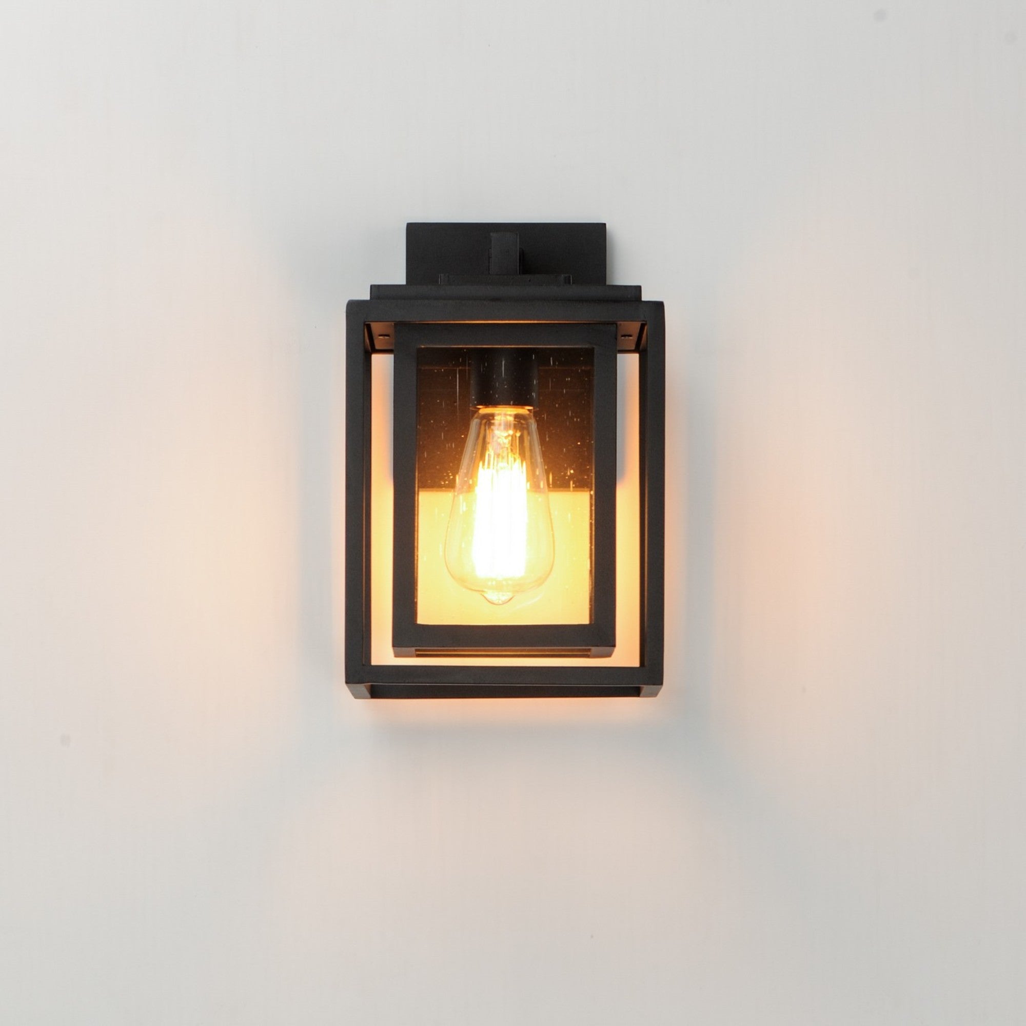 Cabana 11" Outdoor Wall Sconce, Black Finish - Bees Lighting