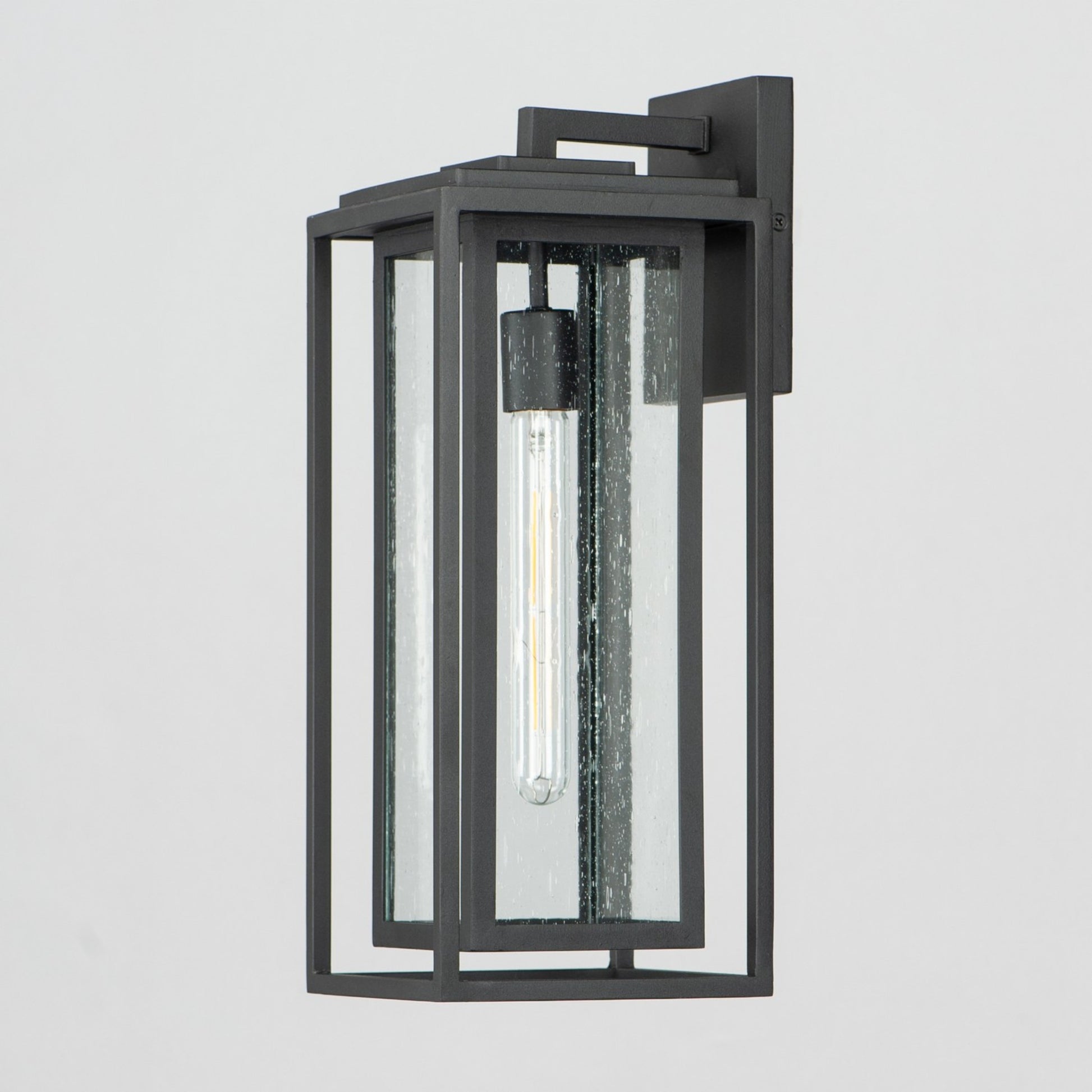 Cabana 18" Outdoor Wall Sconce, Black Finish - Bees Lighting