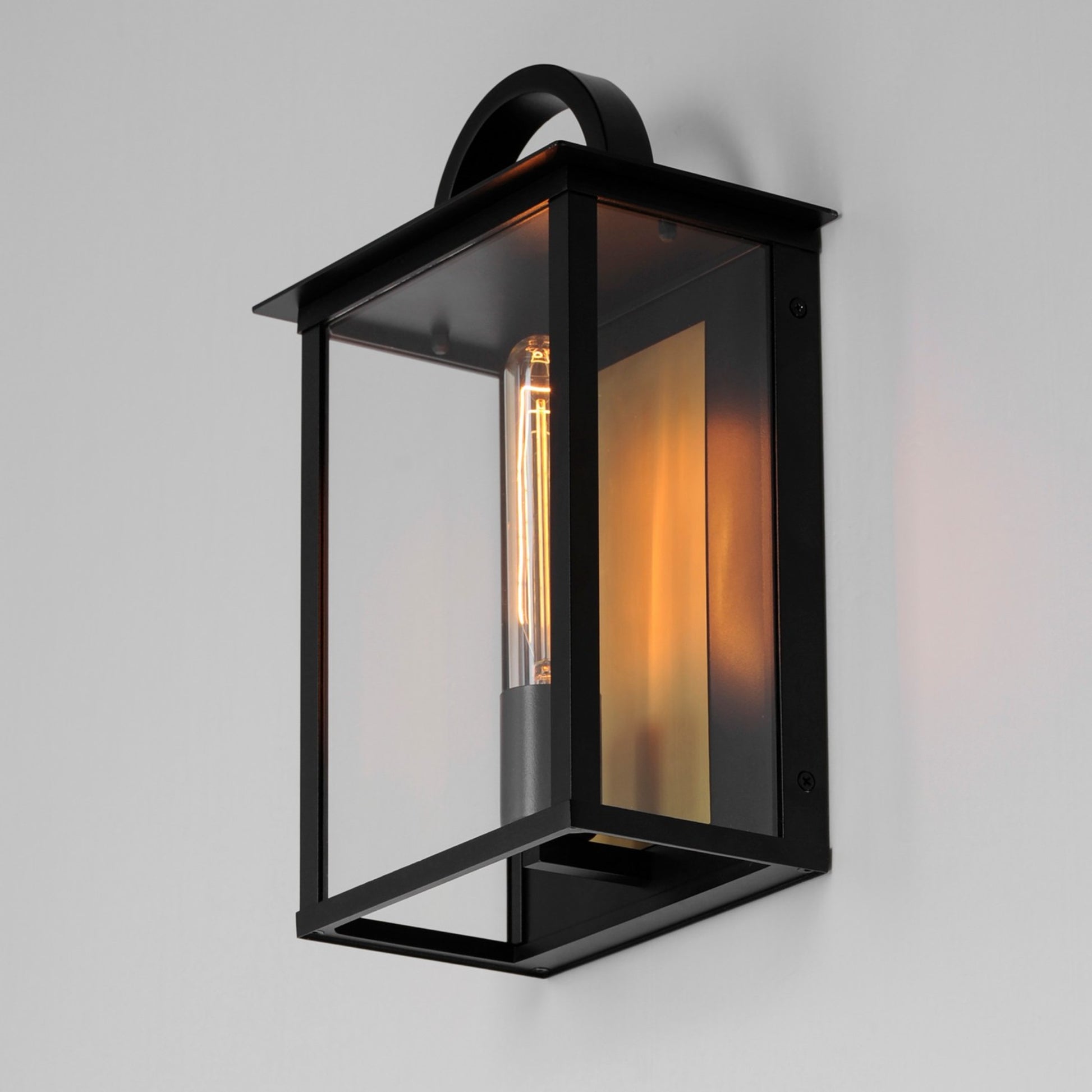 Manchester 14" Outdoor Wall Sconce Black Finish - Bees Lighting