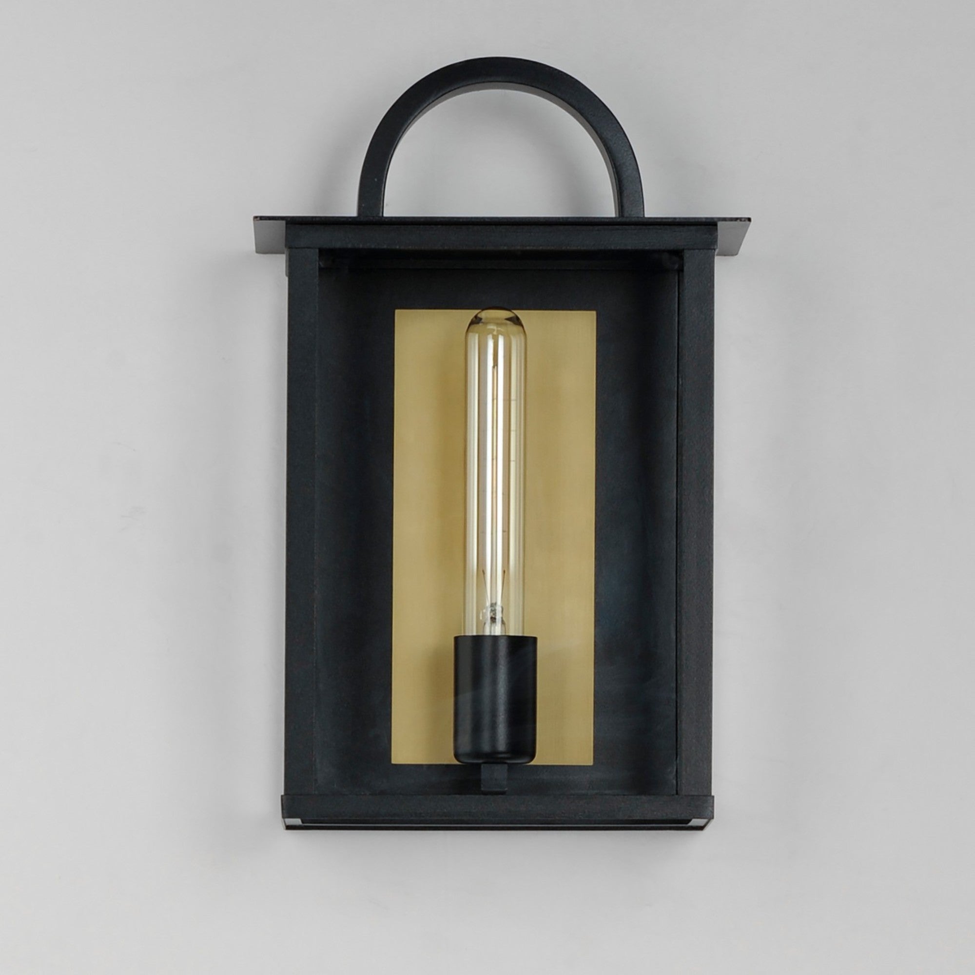 Manchester 14" Outdoor Wall Sconce Black Finish - Bees Lighting
