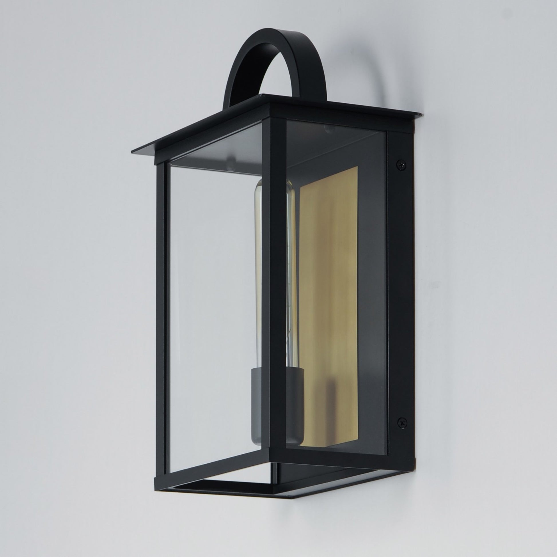 Manchester 14" Outdoor Wall Sconce Black Finish - Bees Lighting