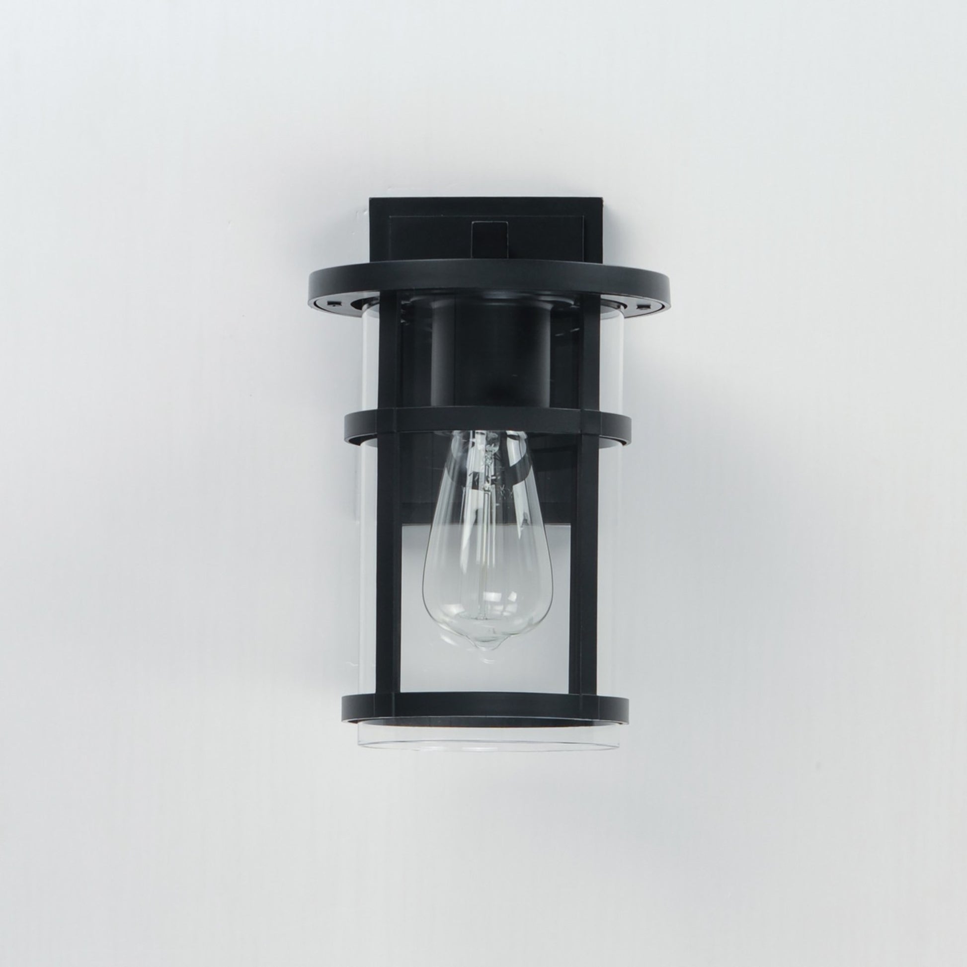 Clyde Vivex 11" Outdoor Wall Sconce, Black Finish - Bees Lighting