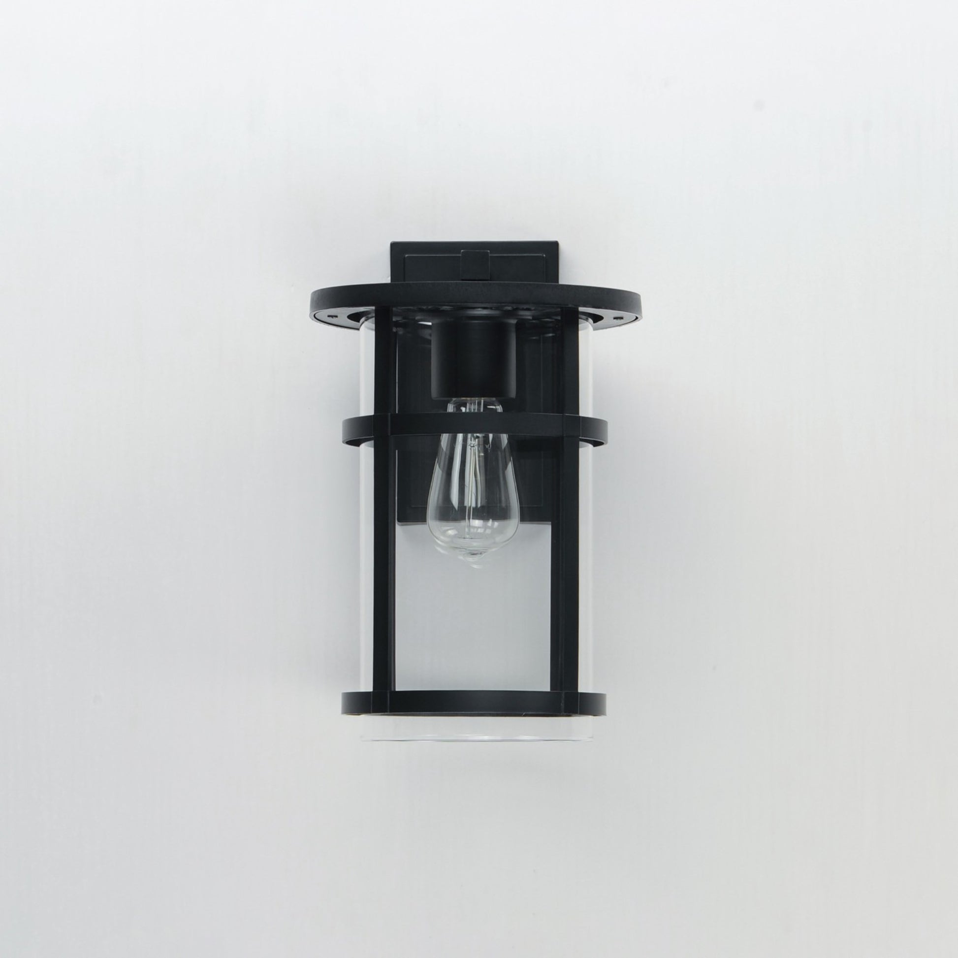 Clyde Vivex 14" Outdoor Wall Sconce, Black Finish - Bees Lighting