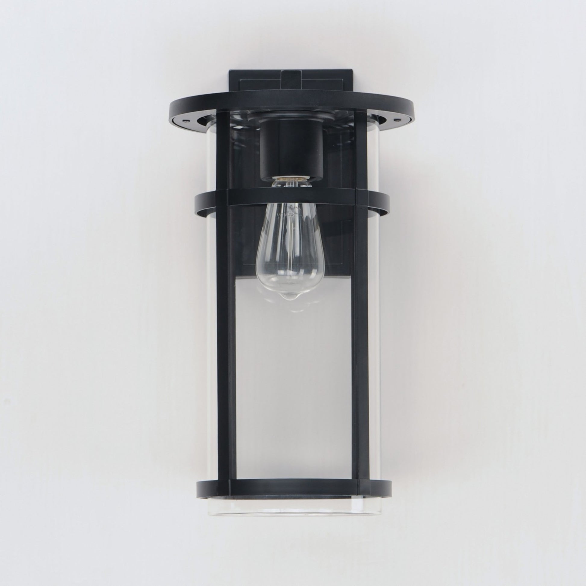 Clyde Vivex 17" Outdoor Wall Sconce, Black Finish - Bees Lighting