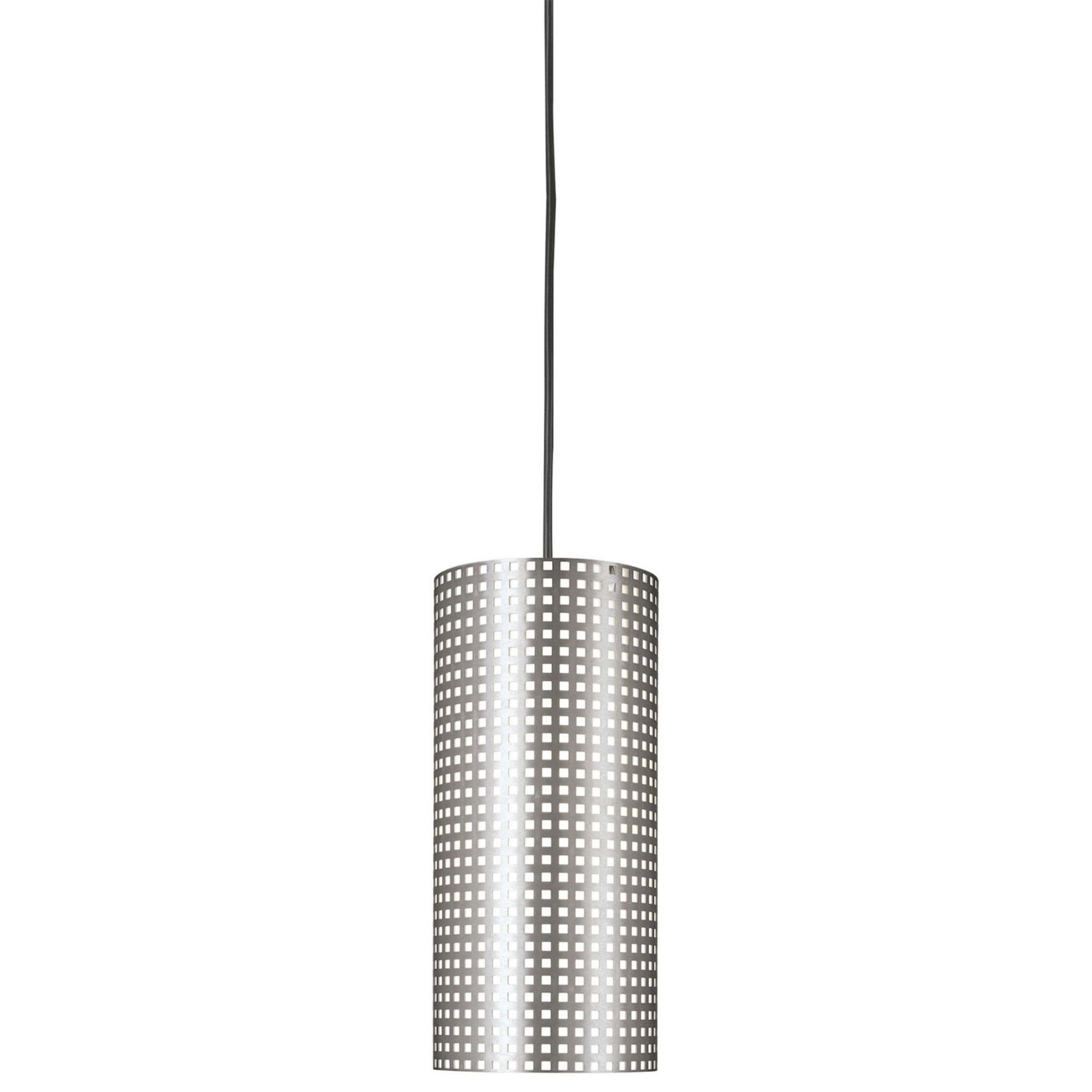 Grid 13" Mini Pendant, Brushed Nickel Finish - Bees Lighting