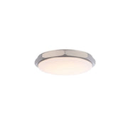 Grommet 13" LED Flush Mount, 3000K, Brushed Nickel Finish - Bees Lighting