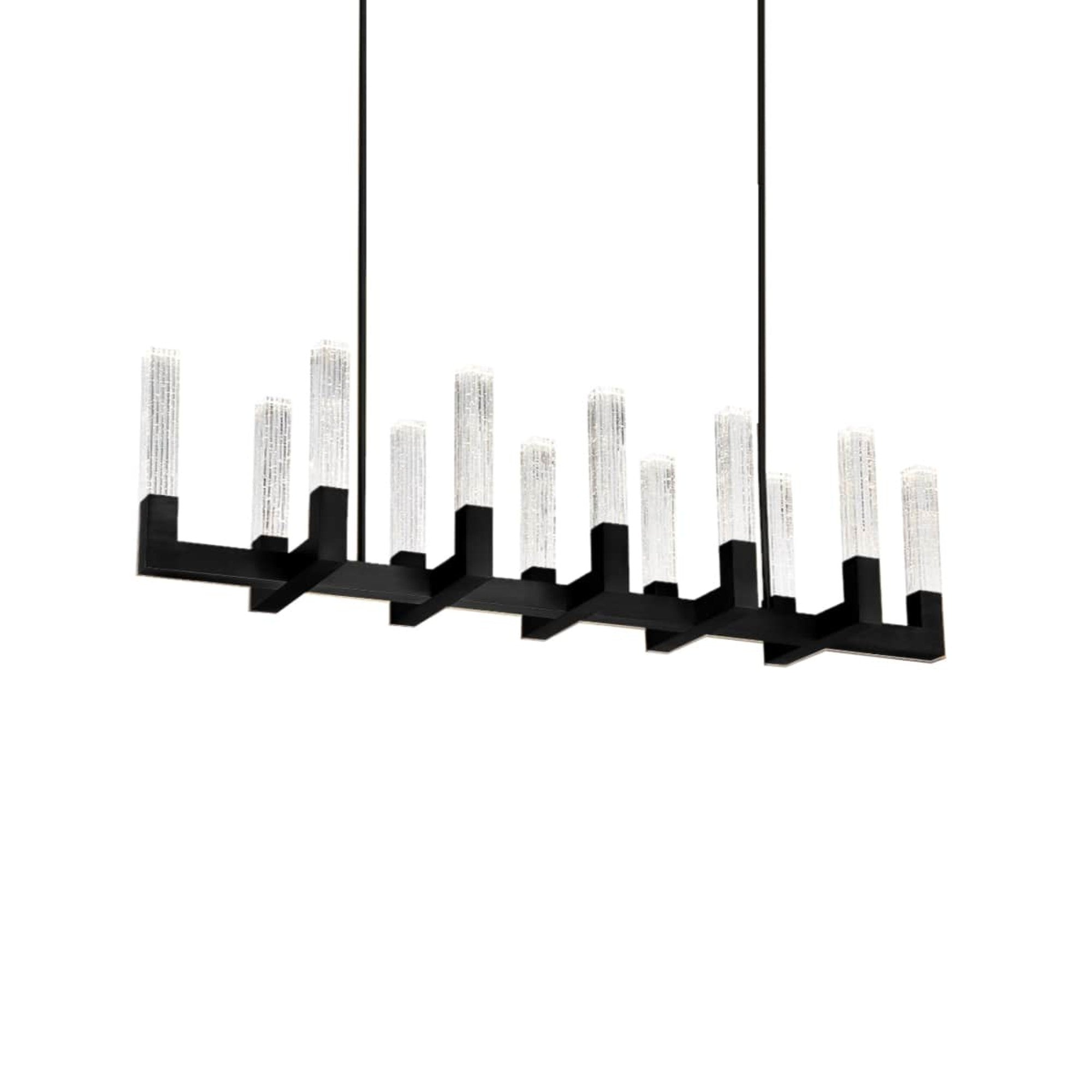 Cinema 54" LED Linear Pendant, Black Finish - Bees Lighting