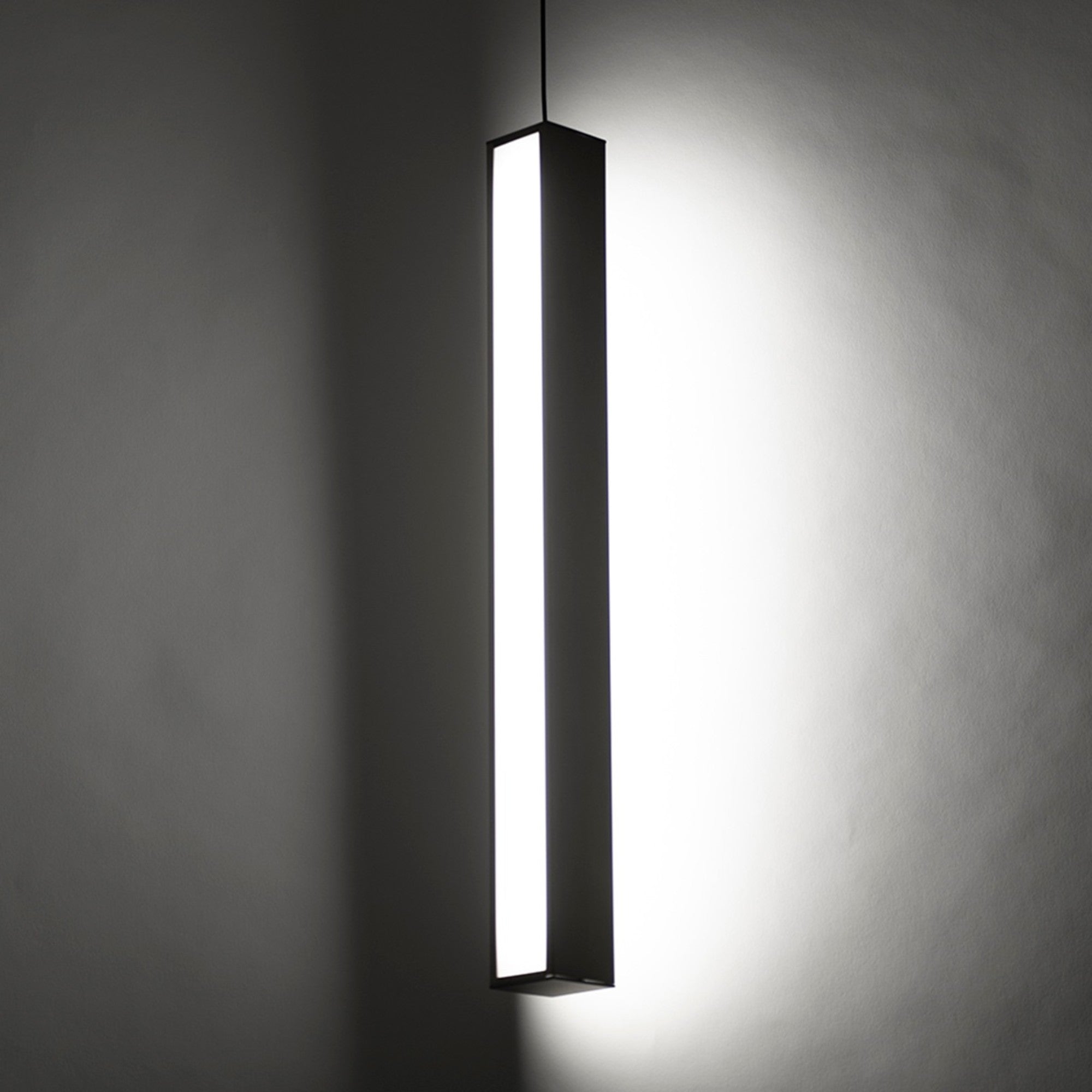 Chaos 26" LED Mini Pendant, Black Finish - Bees Lighting