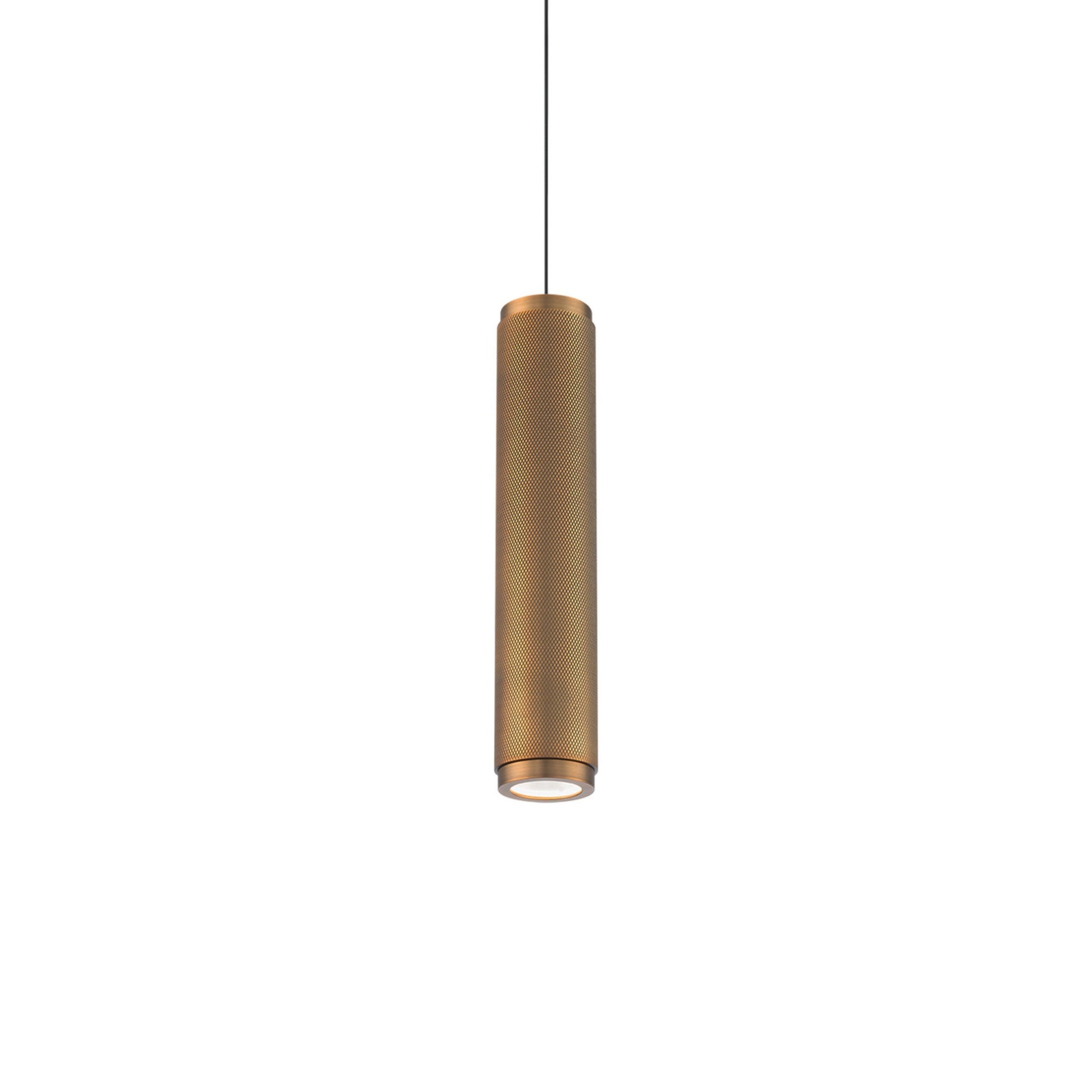 Burning Man 14" LED Pendant, Aged Brass Finish - Bees Lighting