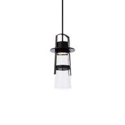Balthus 15" LED Outdoor Pendant, Black Finish - Bees Lighting