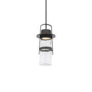 Balthus 15" LED Outdoor Pendant, Oil Rubbed Bronze Finish - Bees Lighting