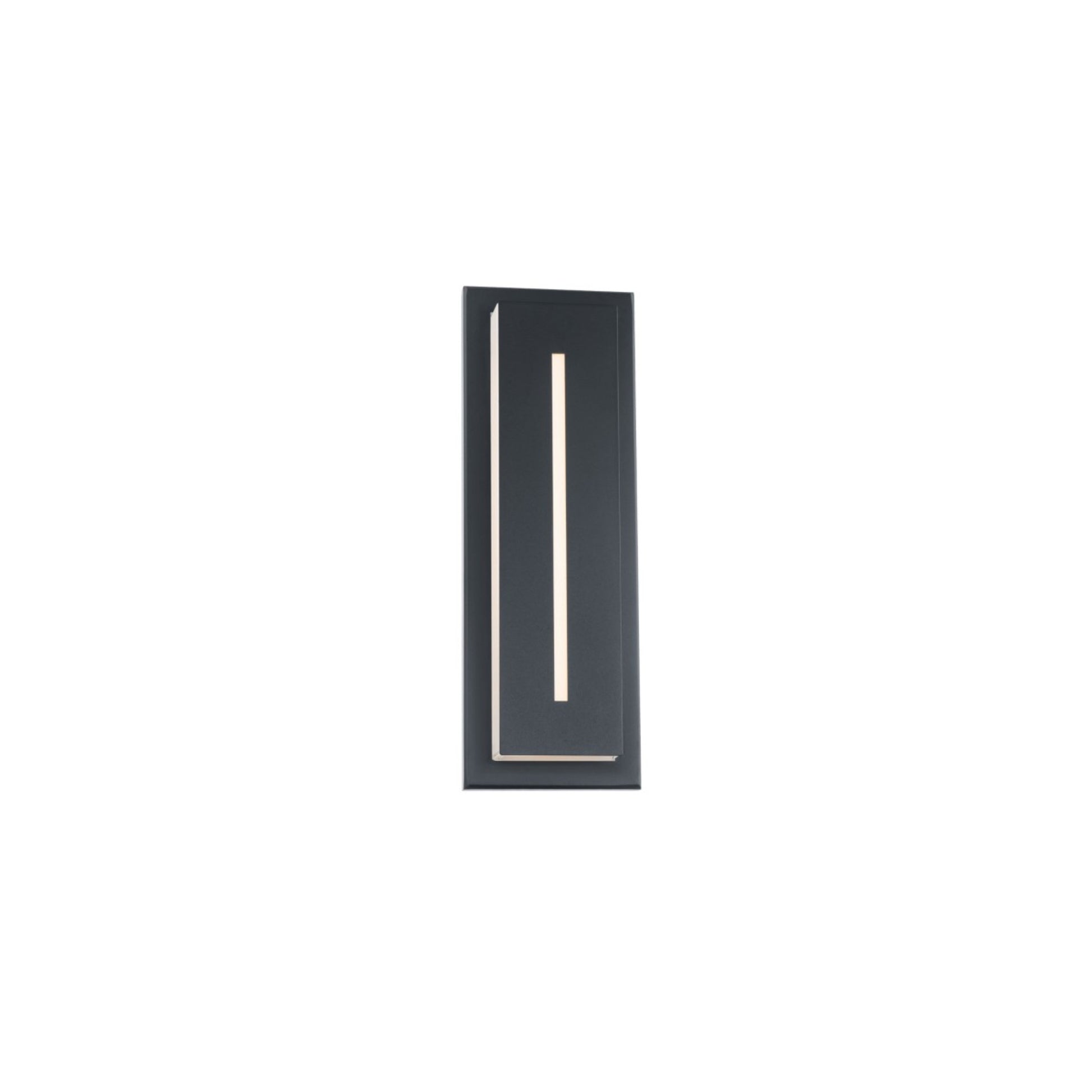 Midnight 16" LED Outdoor Wall Sconce, 3500K, Black Finish - Bees Lighting