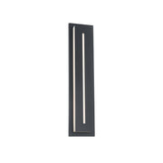 Midnight 26" LED Outdoor Wall Sconce, 4000K, Black Finish - Bees Lighting