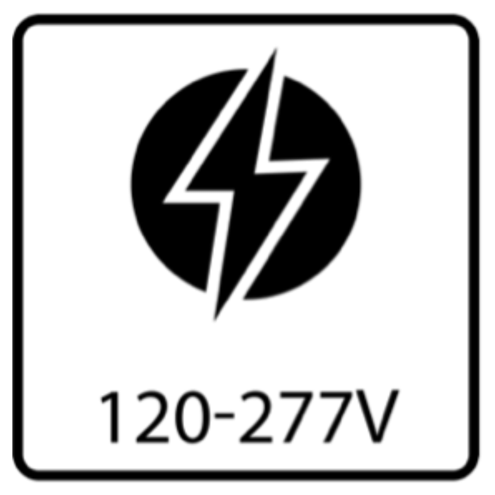 120-277v icon swatch - Bees Lighting