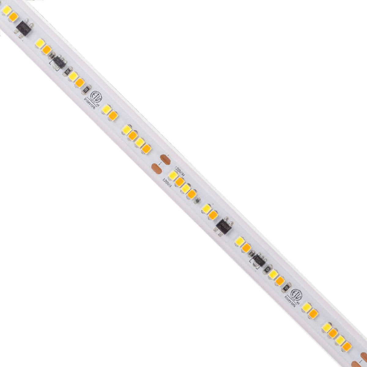 Hybrid 3 120V LED Strip Light, 150Ft Reel, 200 Lm/Ft, Warm Dim 3000K to 1800K - Bees Lighting
