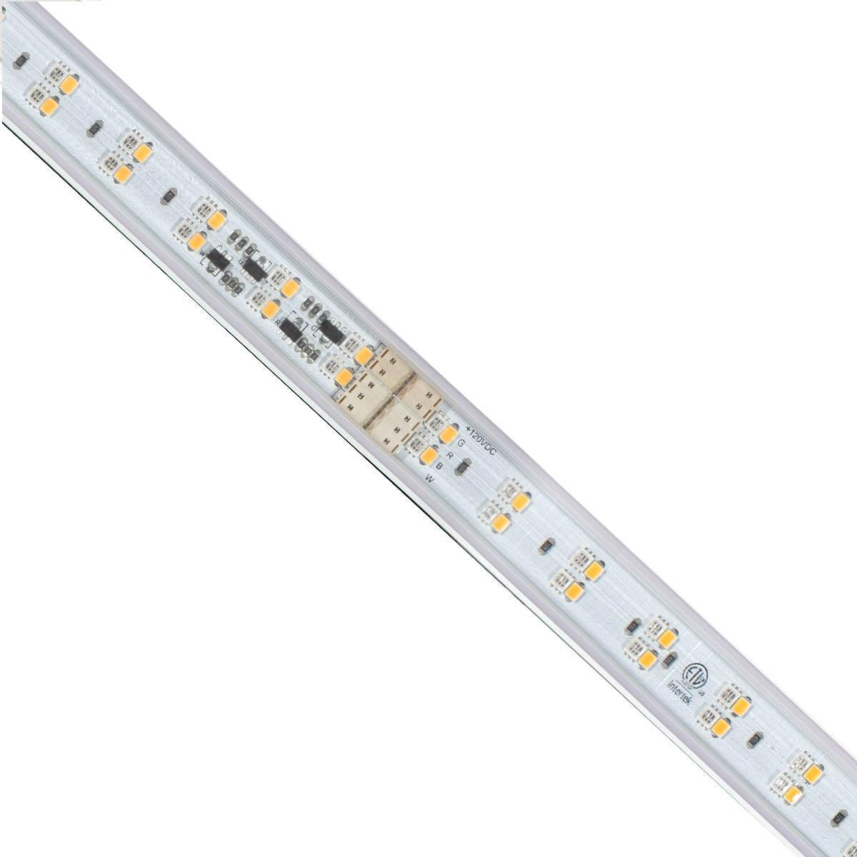 Hybrid 3 120V LED Strip Light, 150Ft Reel, 130 Lm/Ft, Color Changing RGBW - Bees Lighting