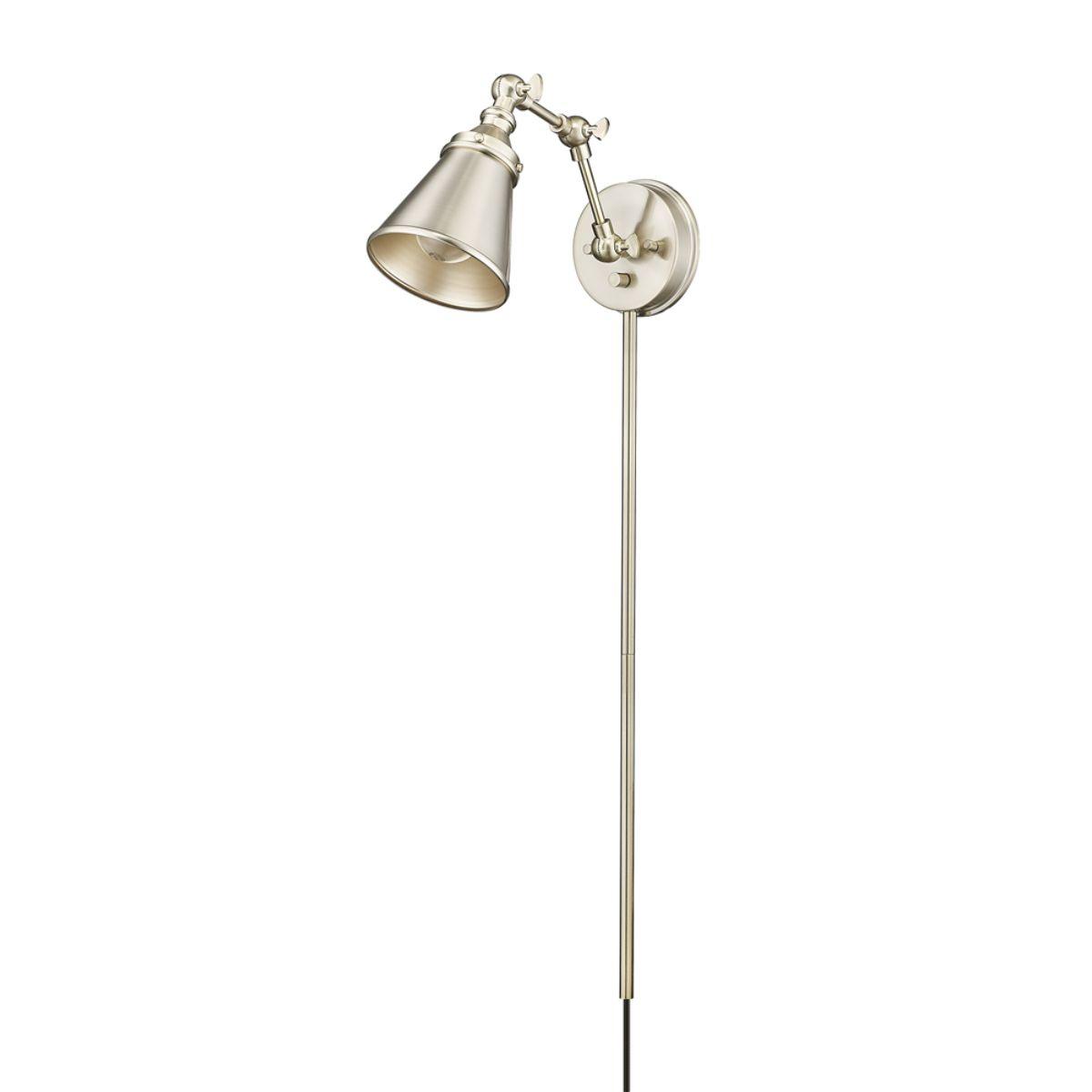 Edith 5 In. Plug In Swing Arm Wall Sconce - Bees Lighting