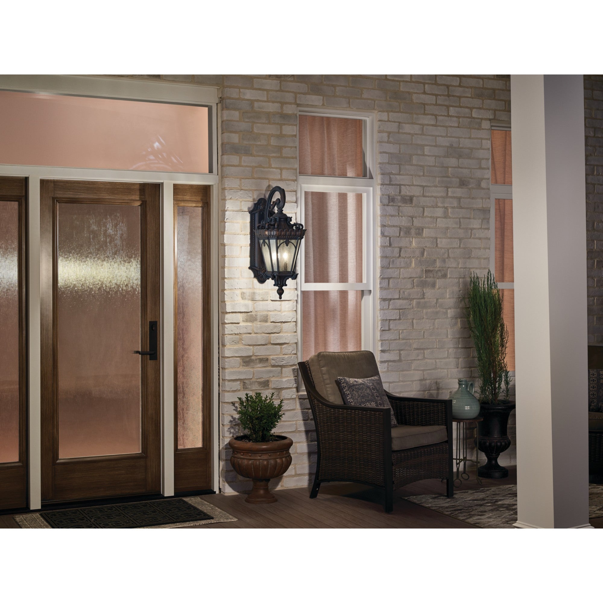 Tournai 30" 4-Light Outdoor Post Light, Londonderry Finish - Bees Lighting