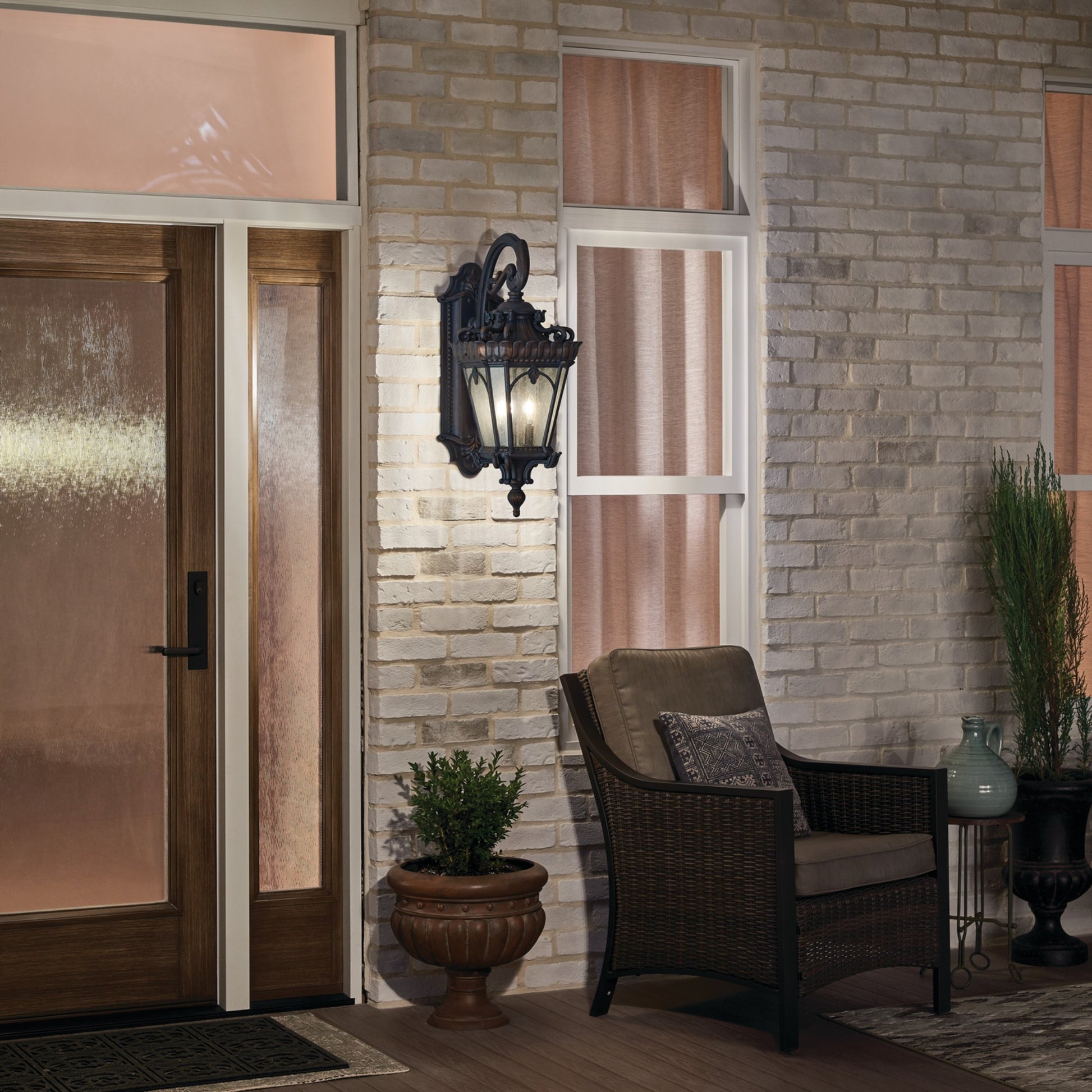 Tournai 30" 4-Light Outdoor Post Light, Londonderry Finish - Bees Lighting
