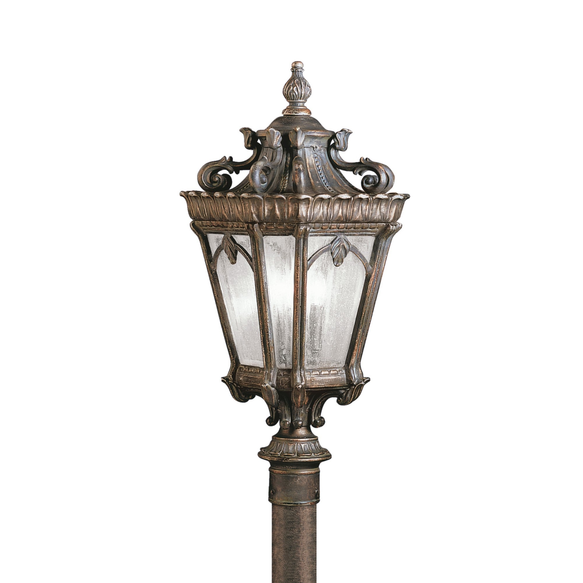 Tournai 27" 3-Light Outdoor Post Light, Londonderry Finish - Bees Lighting