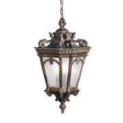 Tournai 25" 3-Light Outdoor Pendant, Londonderry Finish - Bees Lighting