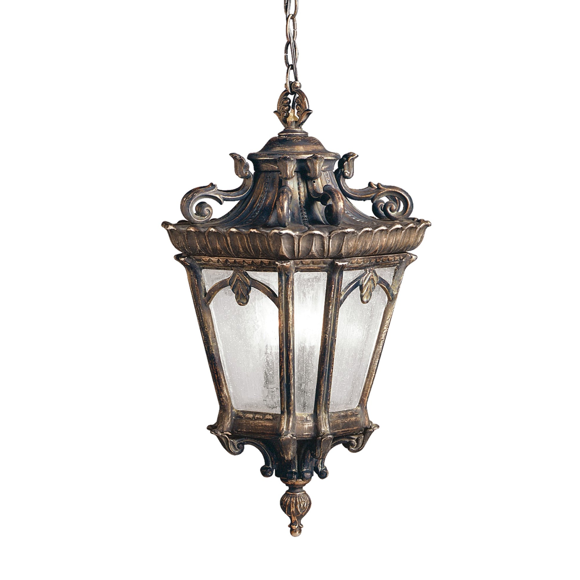 Tournai 25" 3-Light Outdoor Pendant, Londonderry Finish - Bees Lighting